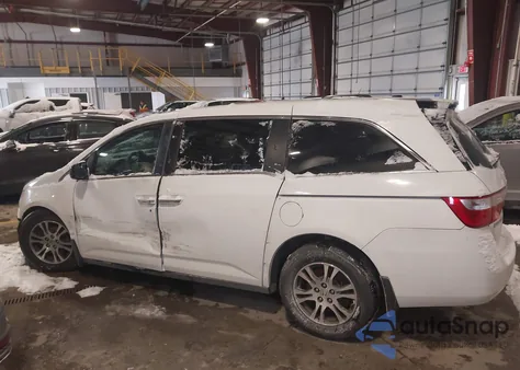 2011 Honda Odyssey Ex-L z USA, uszkodzony, nr VIN 5FNRL5H68BB026192